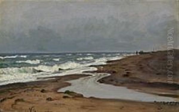 Coastal Scene From Skagen, Denmark Oil Painting by Vilhelm Groth