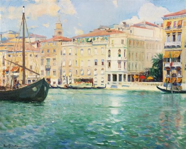 The Grand Canal, Venice Oil Painting by Oliver Dennett Grover