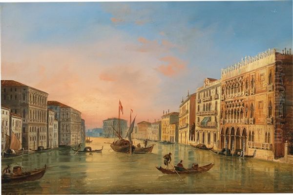 Venice Oil Painting by Carlo Grubacs