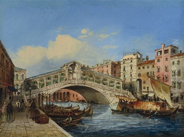 Venezia Oil Painting by Carlo Grubacs