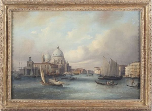 View Of Venice Oil Painting by Carlo Grubacs