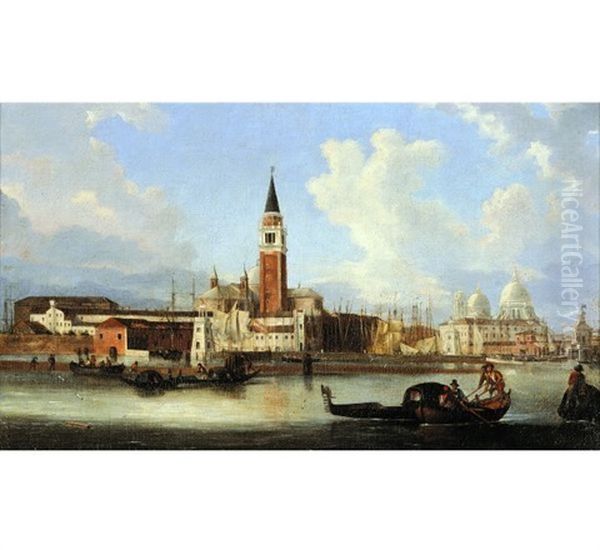 Vue De Venise Oil Painting by Carlo Grubacs