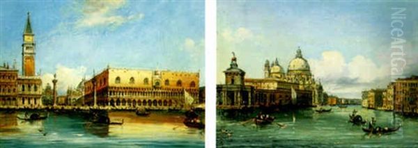 The Doges' Palace Oil Painting by Carlo Grubacs