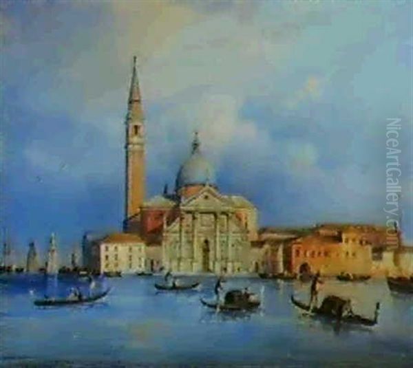 Veduta Di S. Giorgio Oil Painting by Carlo Grubacs