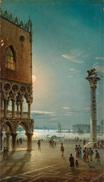 Moonlit Night On St Mark