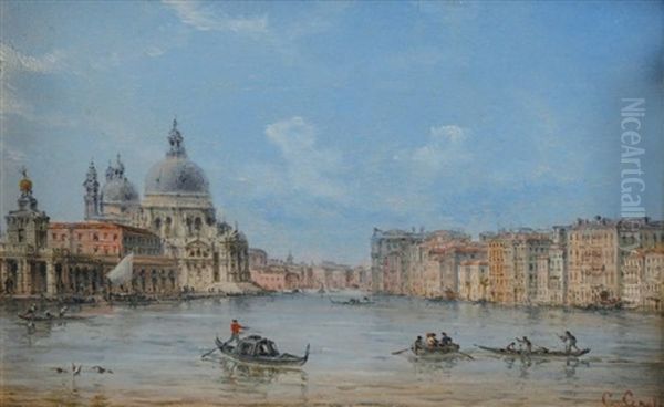 Venise, Vue De San Giorgio Oil Painting by Giovanni Grubas