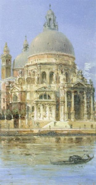 Santa Maria Della Salute Oil Painting by Giovanni Grubas