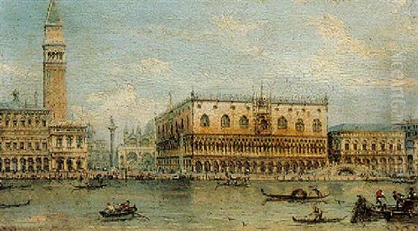 The Doges' Palace Oil Painting by Giovanni Grubas