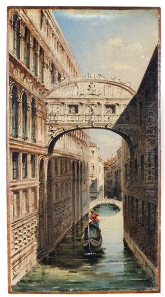 The Ponte Dei Sospiri, Venice Oil Painting by Marco Grubas