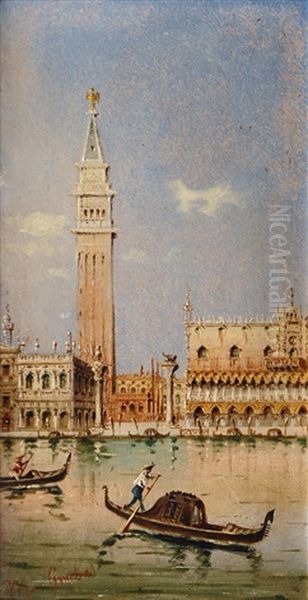 Piazza S. Marco, Venice Oil Painting by Marco Grubas