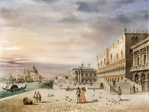 Venezia Oil Painting by Marco Grubas