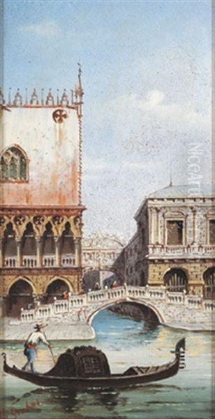 Motiv Aus Venedig Oil Painting by Marco Grubas