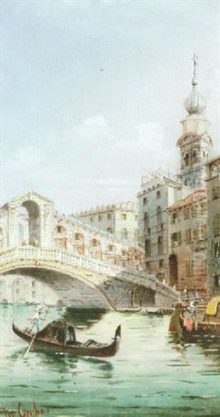 The Bridge Of Sighs Oil Painting by Marco Grubas