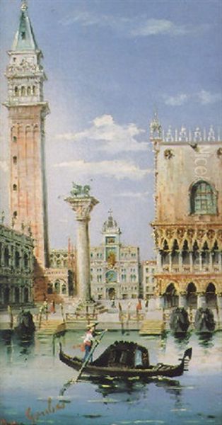 St. Marks Square, Venice Oil Painting by Marco Grubas