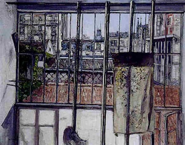 Les Toits De Paris Oil Painting by Francis Gruber