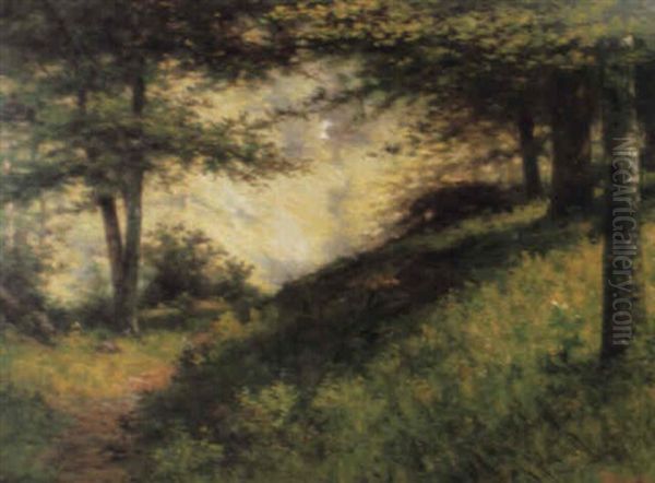 The Beech Woods Oil Painting by Richard Buckner Gruelle