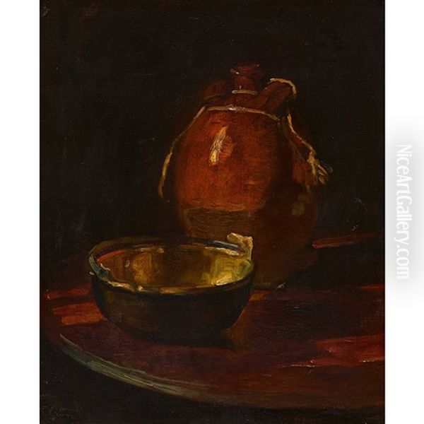 Nature Morte Oil Painting by Jules Alexandre Gruen