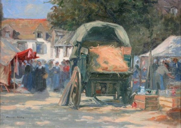 Scene De Marche En Bretagne by Maurice Grun