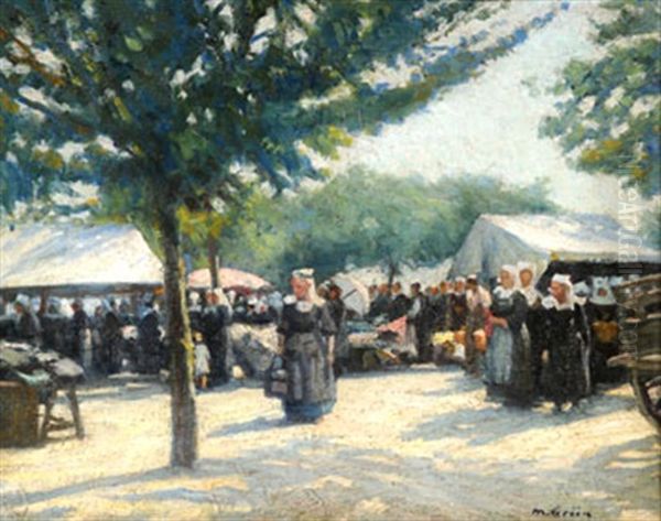 Marche A Concarneau by Maurice Grun