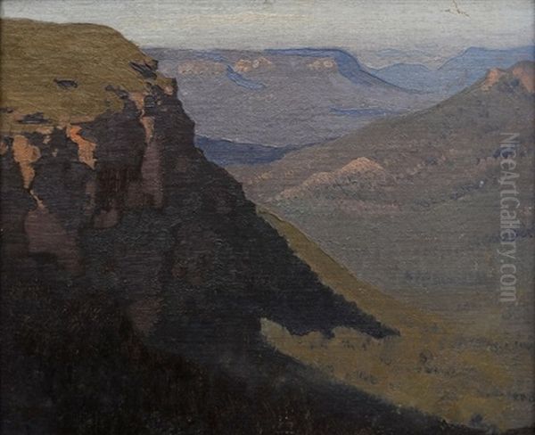 At Leura Oil Painting by Elioth Gruner