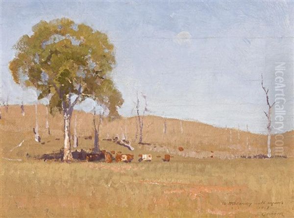 Glen Riddle Oil Painting by Elioth Gruner