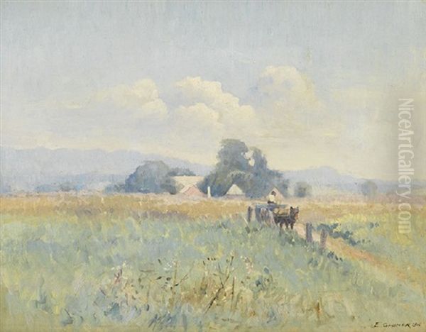 Homestead On The Penrith Plains by Elioth Gruner