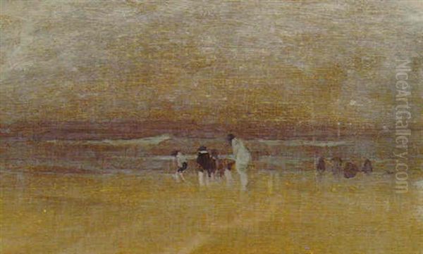 Nocturne, Bondi Oil Painting by Elioth Gruner