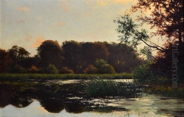 Paysage A L'etang by Eugen Gruner