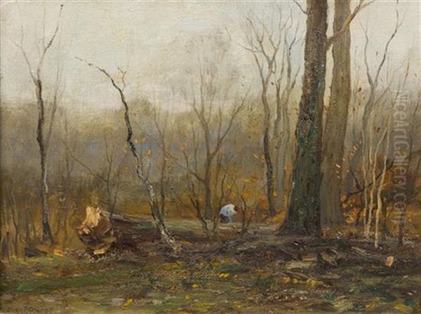 Cutting Wood by Charles Paul Gruppe