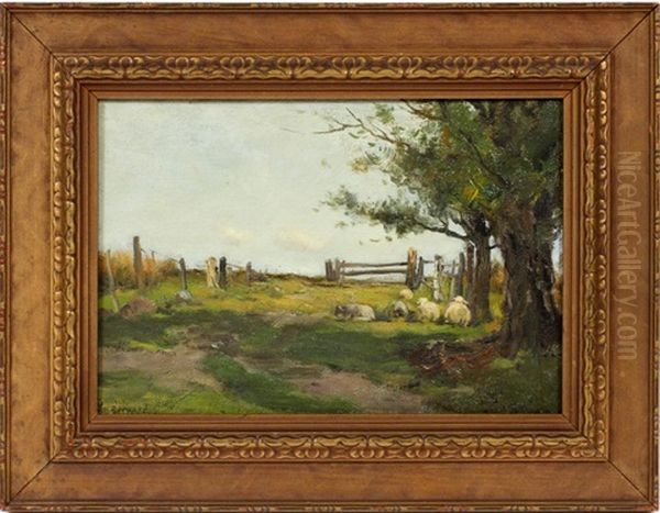 The Old Lane Oil Painting by Charles Paul Gruppe