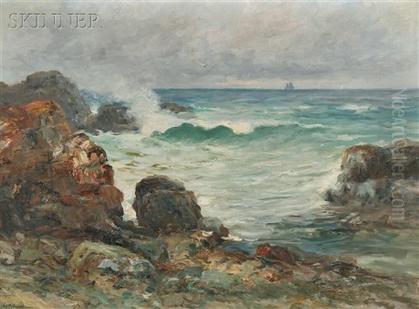 Bass Rocks Oil Painting by Charles Paul Gruppe