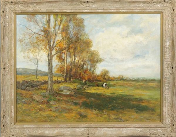 Pastoral Scene Oil Painting by Charles Paul Gruppe