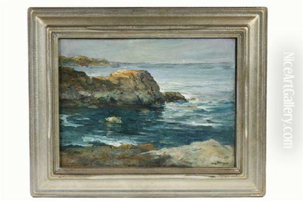 Rocky Coastal Scene by Charles Paul Gruppe