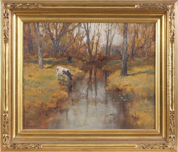 Untitled Oil Painting by Charles Paul Gruppe