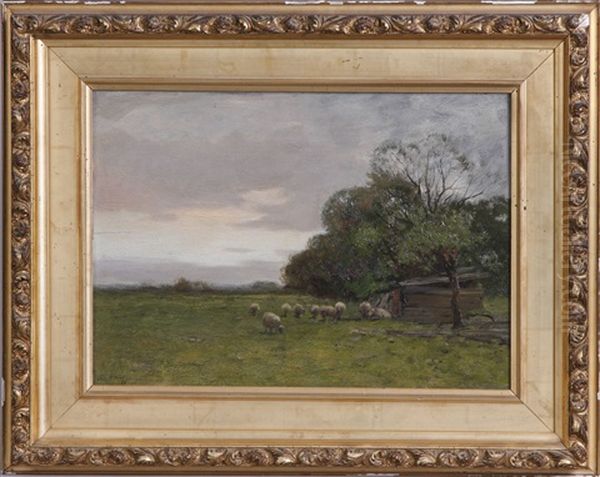 Farm In Upstate Ny Oil Painting by Charles Paul Gruppe