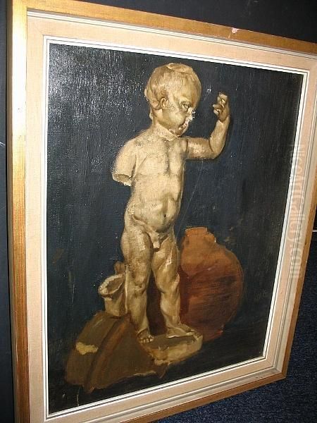 Statuette (c1926) Oil Painting by Edward Baird