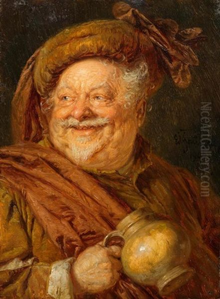 Falstaff by Eduard von Gruetzner