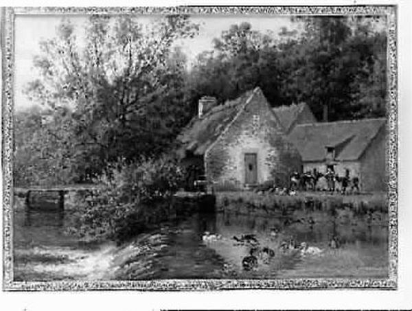 Moulin Dans La Campagne Oil Painting by William Baird