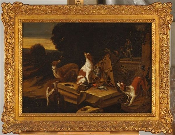 Apres La Chasse Oil Painting by Adriaen de Gryef