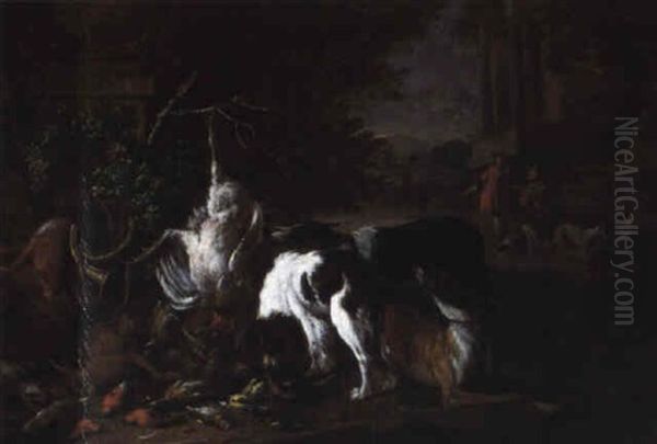 Nature Morte Au Gibier Oil Painting by Adriaen de Gryef