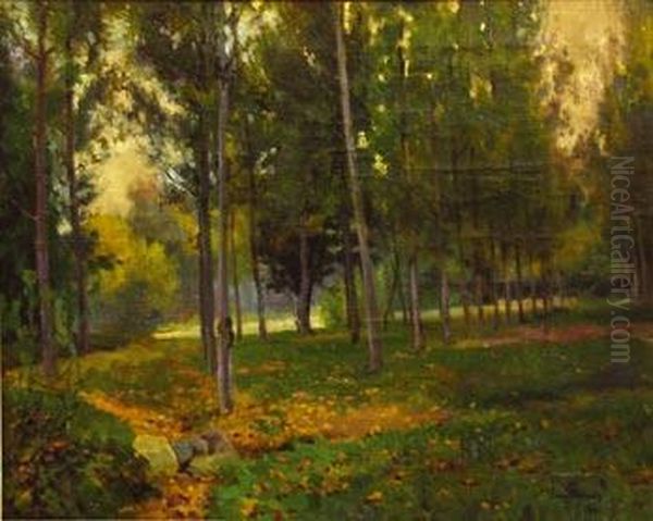 Bosque Oil Painting by Juan Manuel Baixas Carrete