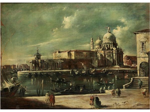 Venedigansicht Oil Painting by Giacomo Guardi