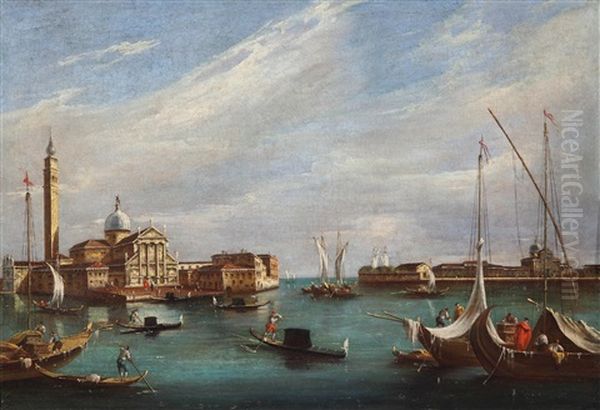 Vedute Von Venedig Mit Blick Auf Die Isola San Giorgio Maggiore by Giacomo Guardi