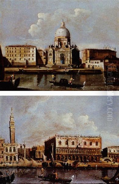 Vue Du Palais Ducal A Venise Oil Painting by Giacomo Guardi