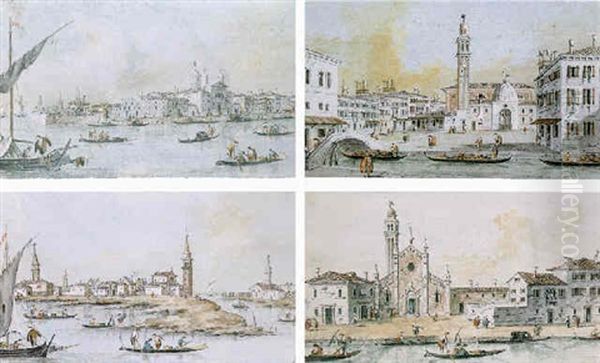 View Of Venice Oil Painting by Giacomo Guardi