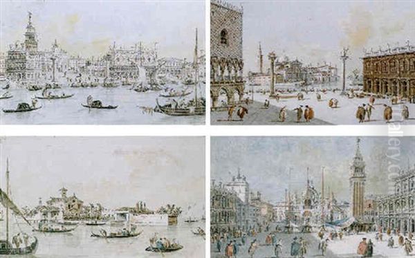 View Of Venice Oil Painting by Giacomo Guardi