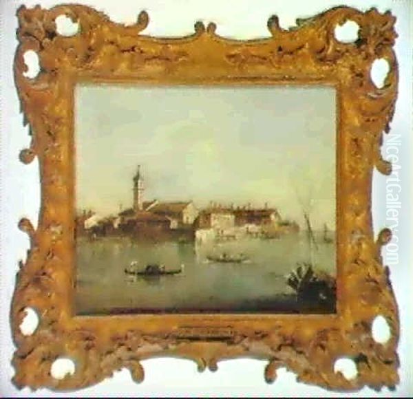 Venice, The Island Of Lazzaretto Vecchio Oil Painting by Giacomo Guardi