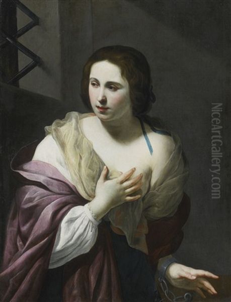 Saint Agatha Oil Painting by Francesco Guarino