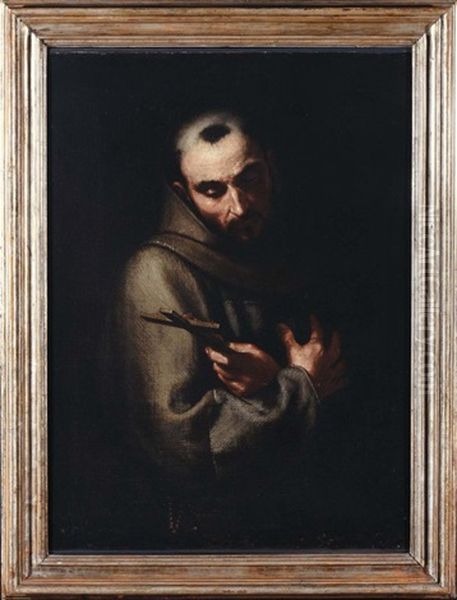 San Francesco D'assisi Oil Painting by Francesco Guarino