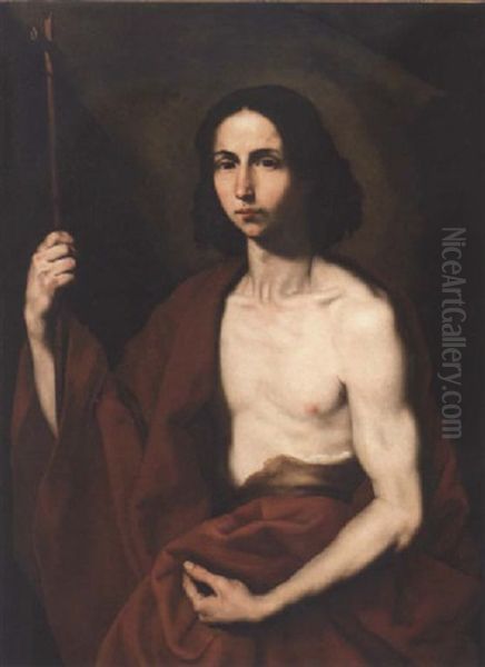 Saint John The Baptist Oil Painting by Francesco Guarino